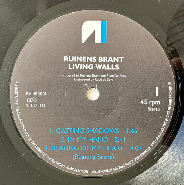 Ruinens Brant ~ Living Walls (Vinyl) - Djungel & Jazz