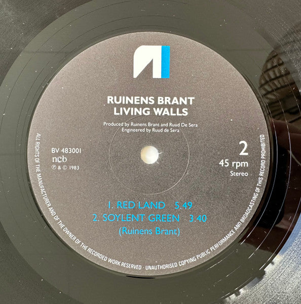 Ruinens Brant ~ Living Walls (Vinyl) - Djungel & Jazz