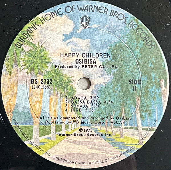Osibisa ~ Happy Children (Vinyl) - Djungel & Jazz