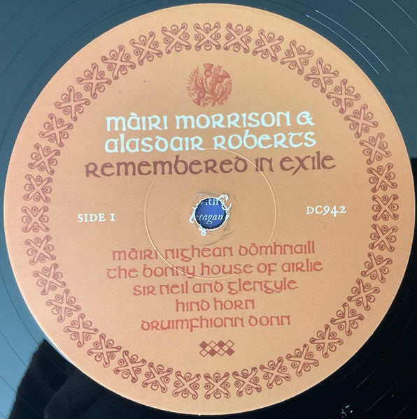 Màiri Morrison & Alasdair Roberts ~ Remembered In Exile (Songs And Ballads From Nova Scotia) (Vinyl) - Djungel & Jazz