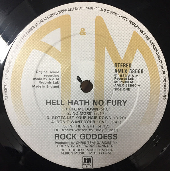 Rock Goddess : Hell Hath No Fury (LP, Album)