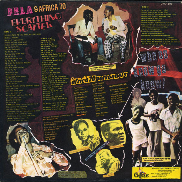 LP: Fela Kuti & Africa 70 - Everything Scatter