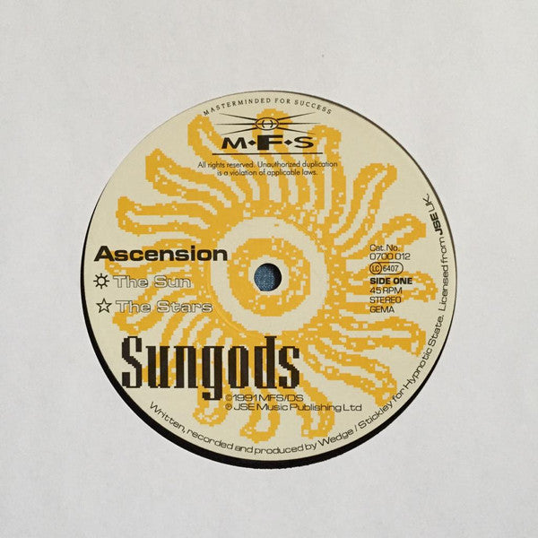 SunGods ~ Ascension (Vinyl) - Djungel & Jazz