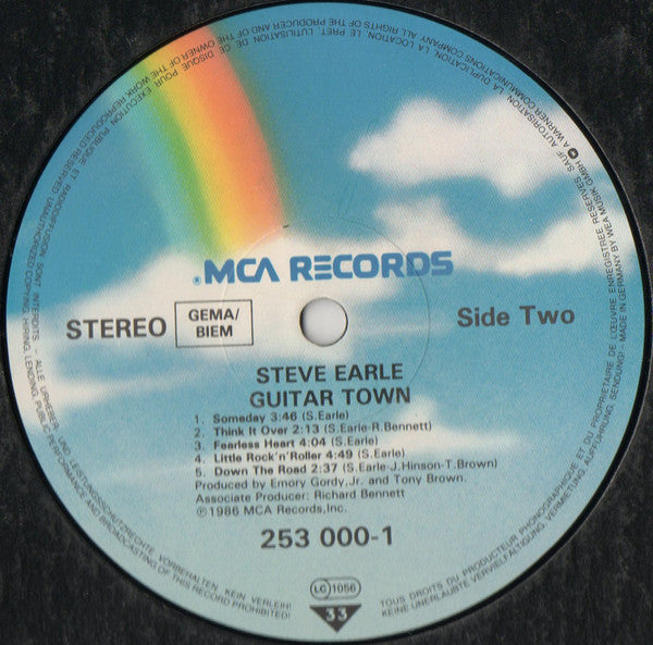 Steve Earle ~ Guitar Town (Vinyl) - Djungel & Jazz