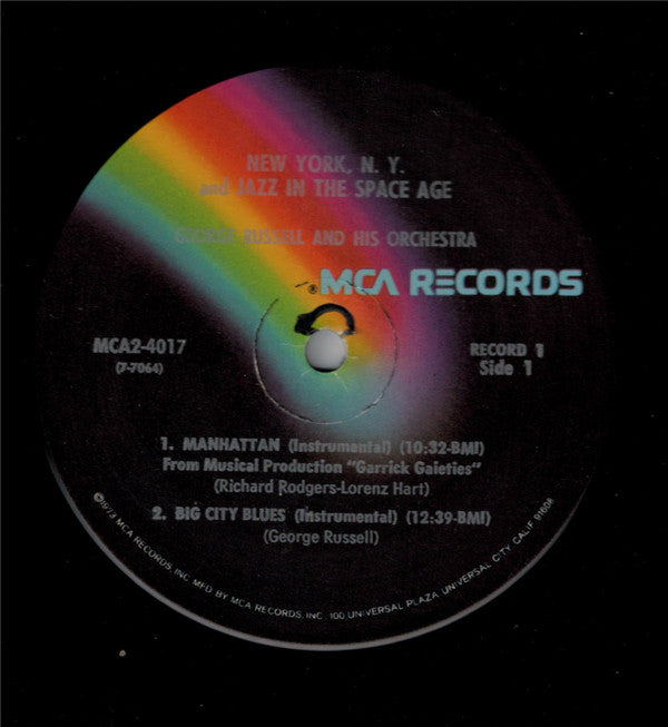 George Russell And His Orchestra ~ New York, N.Y. And Jazz In The Space Age (Vinyl) - Djungel & Jazz