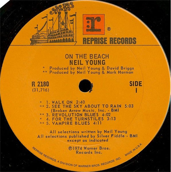 Neil Young ~ On The Beach (Vinyl) - Djungel & Jazz