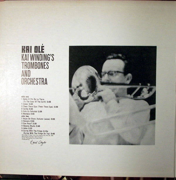 Kai Winding&#039;s Trombones And Orchestra ~ Kai Olé (Vinyl) - Djungel & Jazz