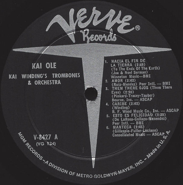 Kai Winding&#039;s Trombones And Orchestra ~ Kai Olé (Vinyl) - Djungel & Jazz