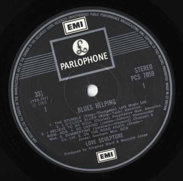 Love Sculpture ~ Blues Helping (Vinyl) - Djungel & Jazz
