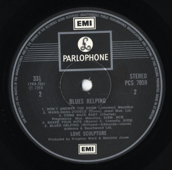 Love Sculpture ~ Blues Helping (Vinyl) - Djungel & Jazz