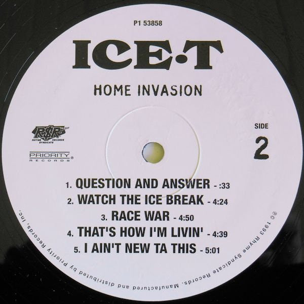 Ice-T ~ Home Invasion (Vinyl) - Djungel & Jazz
