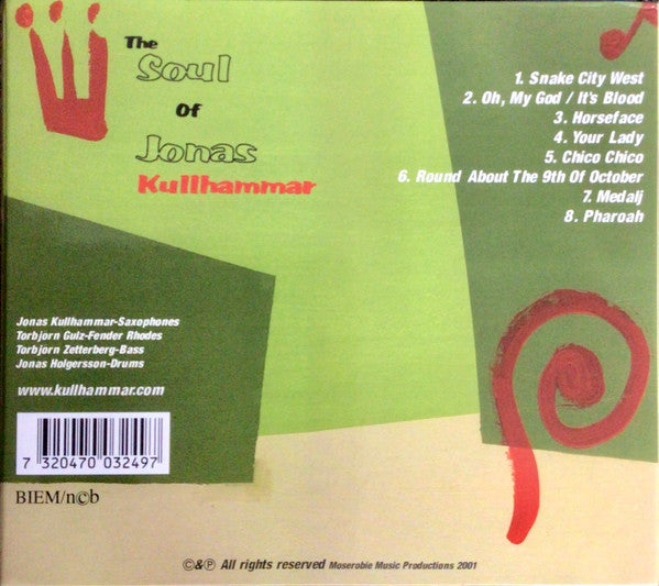 Jonas Kullhammar Quartet ~ The Soul Of Jonas Kullhammar (Vinyl) - Djungel & Jazz