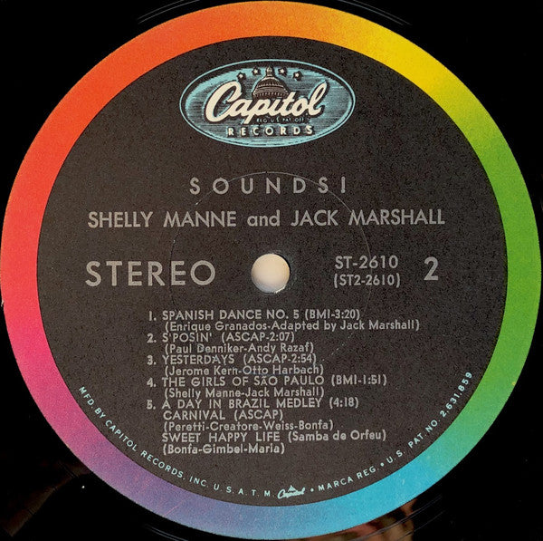 Jack Marshall & Shelly Manne ~ Sounds! (Vinyl) - Djungel & Jazz