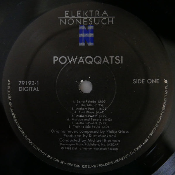 Philip Glass ~ Powaqqatsi (Vinyl) - Djungel & Jazz