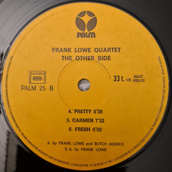 Frank Lowe ~ The Other Side (Vinyl) - Djungel & Jazz