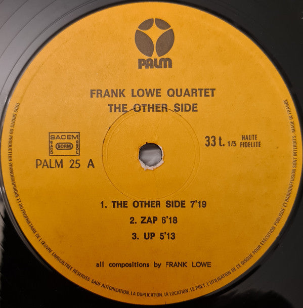 Frank Lowe ~ The Other Side (Vinyl) - Djungel & Jazz