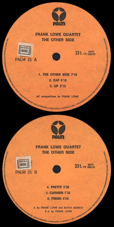 Frank Lowe ~ The Other Side (Vinyl) - Djungel & Jazz