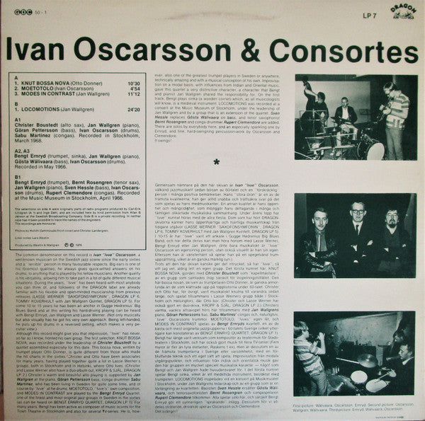 Ivan Oscarsson & Consortes ~ Ivan The Terrible (Vinyl) - Djungel & Jazz