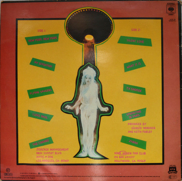 Nina Hagen ~ Fearless (Vinyl) - Djungel & Jazz