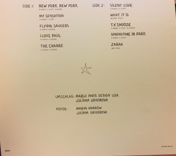 Nina Hagen ~ Fearless (Vinyl) - Djungel & Jazz