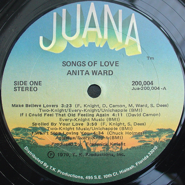 Anita Ward ~ Songs Of Love (Vinyl) - Djungel & Jazz
