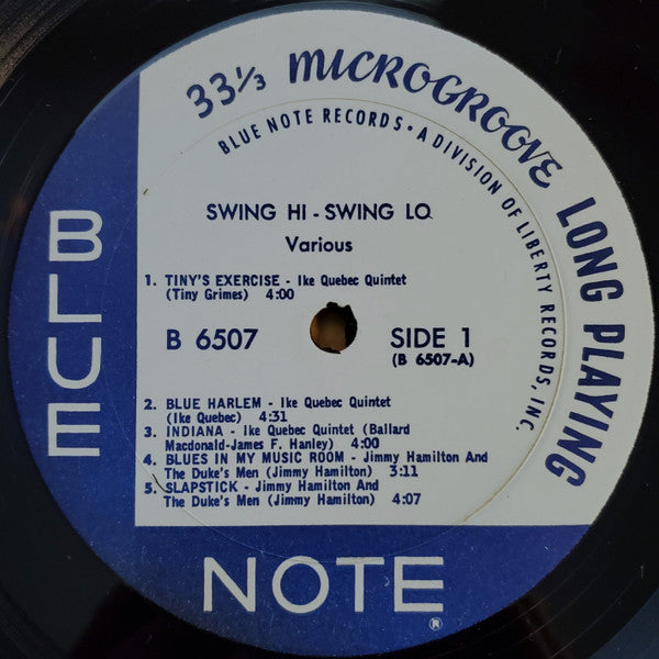 Ike Quebec / Jimmy Hamilton / John Hardee / Benny Morton : Swing Hi - Swing Lo (LP, Comp)