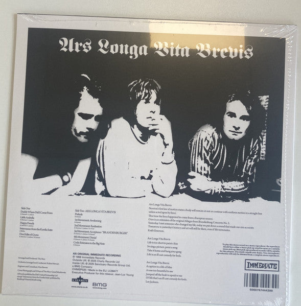 The Nice ~ Ars Longa Vita Brevis (Vinyl) - Djungel & Jazz