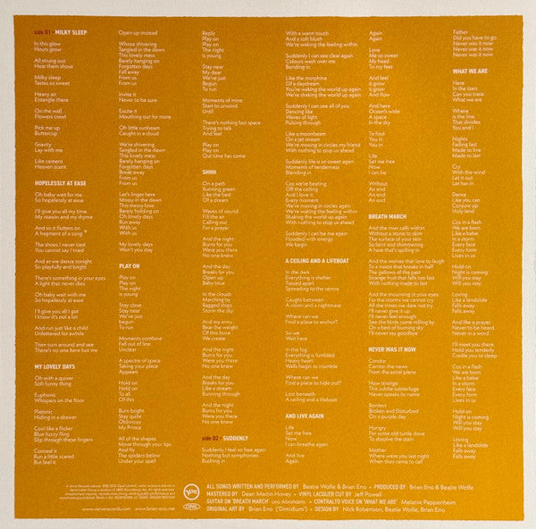 Beatie Wolfe & Brian Eno ~ Luminal (Vinyl) - Djungel & Jazz