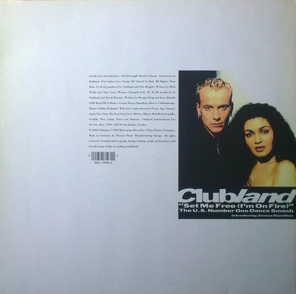 Clubland Introducing Zemya Hamilton ~ Set Me Free (I'm On Fire) (Vinyl) - Djungel & Jazz