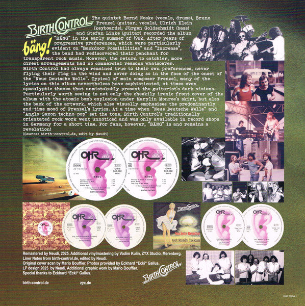 Birth Control : Bäng! (LP, Album, RE, RM)