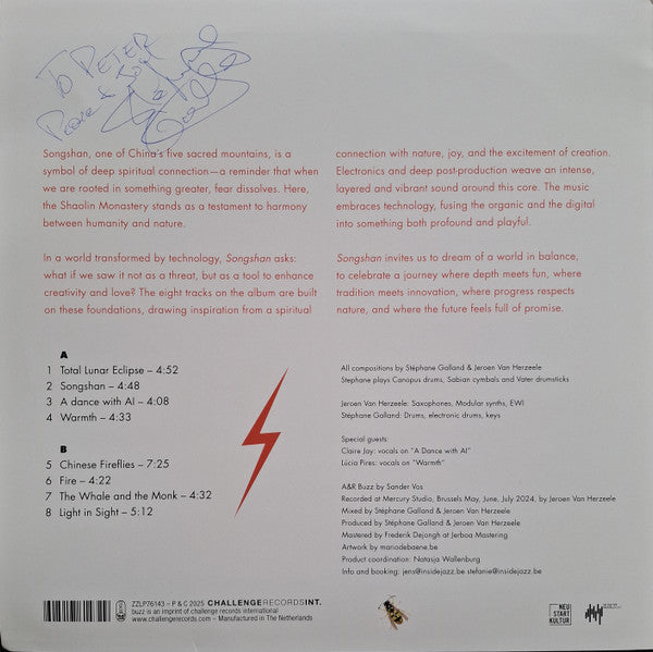 Jeroen Van Herzeele, Stéphane Galland ~ Songshan (Vinyl) - Djungel & Jazz