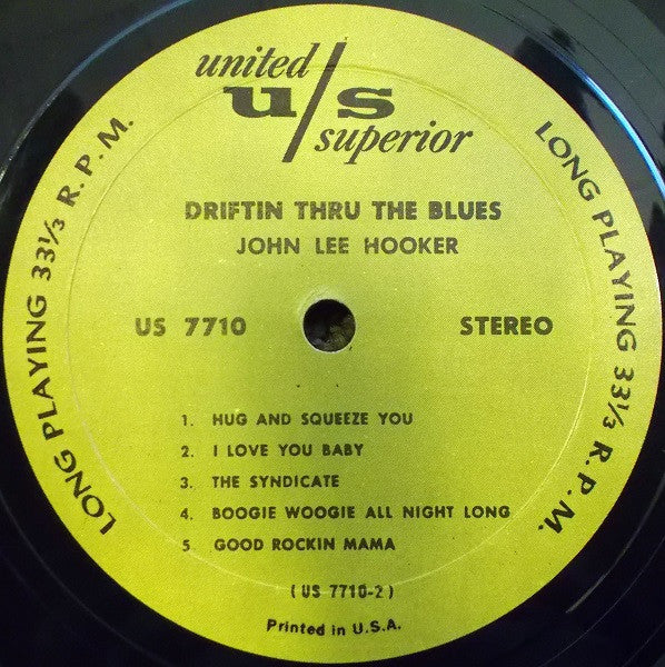 John Lee Hooker ~ Driftin' Thru The Blues (Vinyl) - Djungel & Jazz