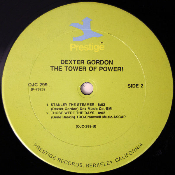 Dexter Gordon ~ The Tower Of Power! (Vinyl) - Djungel & Jazz