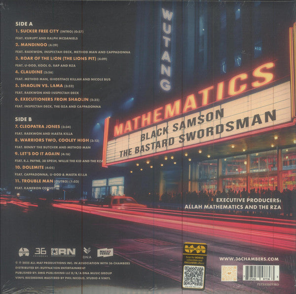 Wu-Tang X Mathematics ~ Black Samson, The Bastard Swordsman (Vinyl) - Djungel & Jazz