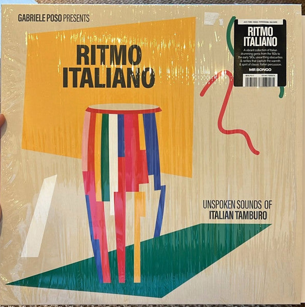Gabriele Poso ~ Ritmo Italiano 'Unspoken Sounds Of Italian Tamburo' (Vinyl) - Djungel & Jazz