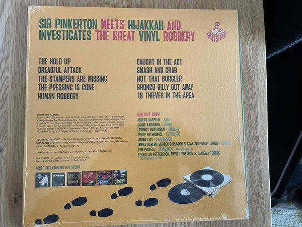 Sir Pinkerton Meets Hijakkah : Sir Pinkerton Meets Hijakkah And Investigates The Great Vinyl Robbery (LP, Album)