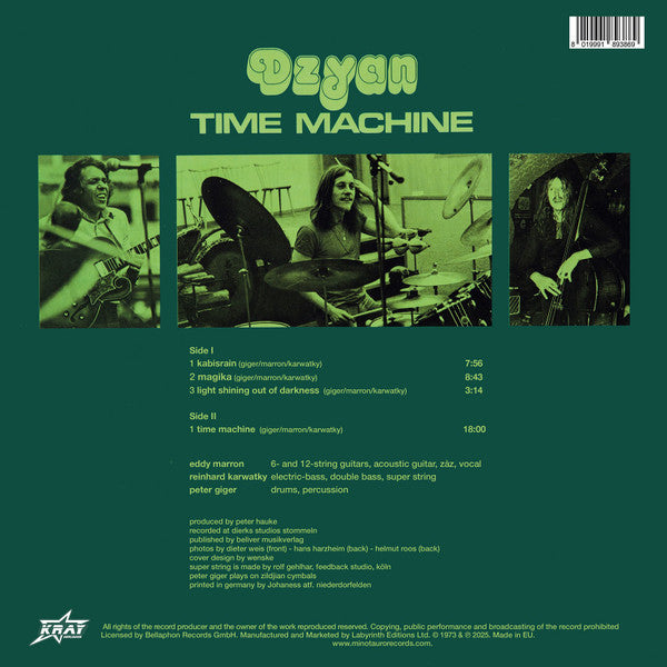 Dzyan ~ Time Machine (Vinyl) - Djungel & Jazz