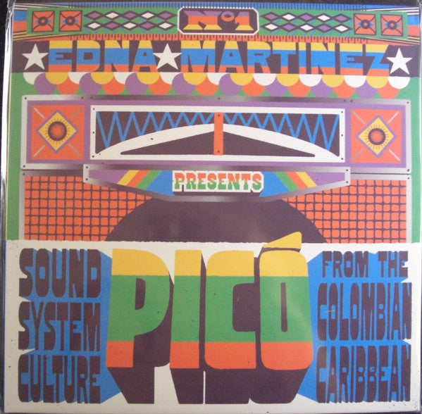 Edna Martínez, Various ~ Edna Martinez Presents - Picó: Sound System Culture From The Colombian Caribbean (No. 1) (Vinyl) - Djungel & Jazz