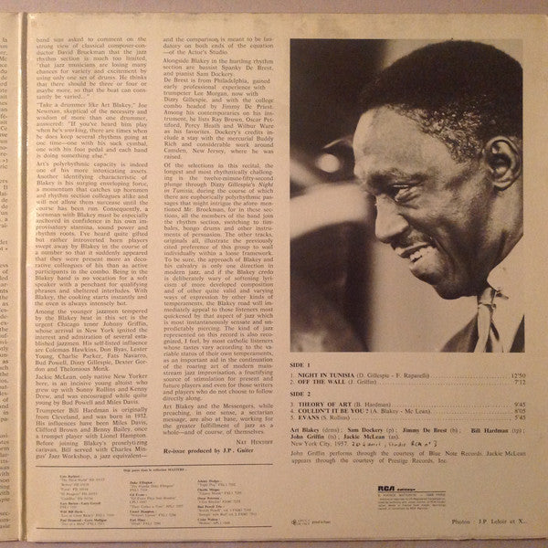 Art Blakey & The Jazz Messengers ~ A Night In Tunisia (Vinyl) - Djungel & Jazz