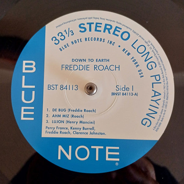 Freddie Roach ~ Down To Earth (Vinyl) - Djungel & Jazz