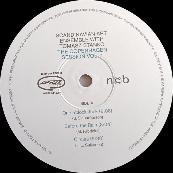 Scandinavian Art Ensemble With Tomasz Stańko ~ The Copenhagen Session Vol. 1 (Vinyl) - Djungel & Jazz