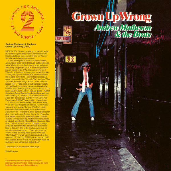 Andrew Matheson & The Brats, Andrew Matheson & The Brats ~ Grown Up Wrong (Vinyl) - Djungel & Jazz