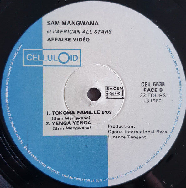 Sam Mangwana et l' L'African All Stars : Affaire Video (LP, Album)