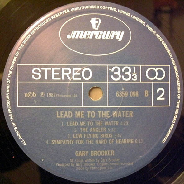 Gary Brooker ~ Lead Me To The Water (Vinyl) - Djungel & Jazz
