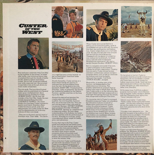 Bernardo Segall With Royal Philharmonic Orchestra ~ Custer Of The West (The Original Motion Picture Soundtrack) (Vinyl) - Djungel & Jazz