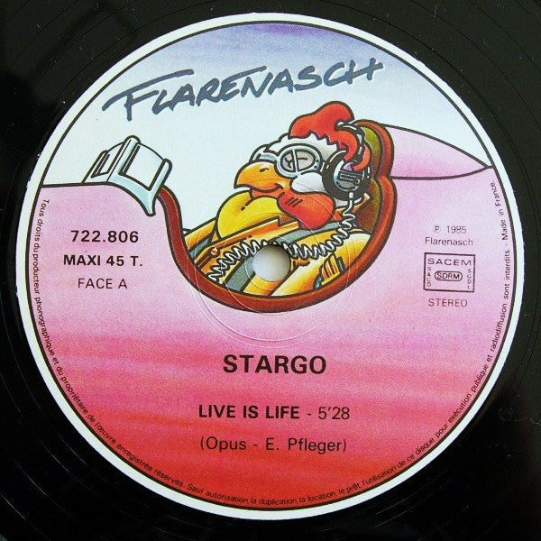 Stargo ~ Live Is Life (Dance Version) (Vinyl) - Djungel & Jazz