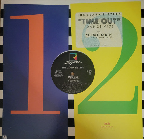 The Clark Sisters : Time Out (12", Promo)