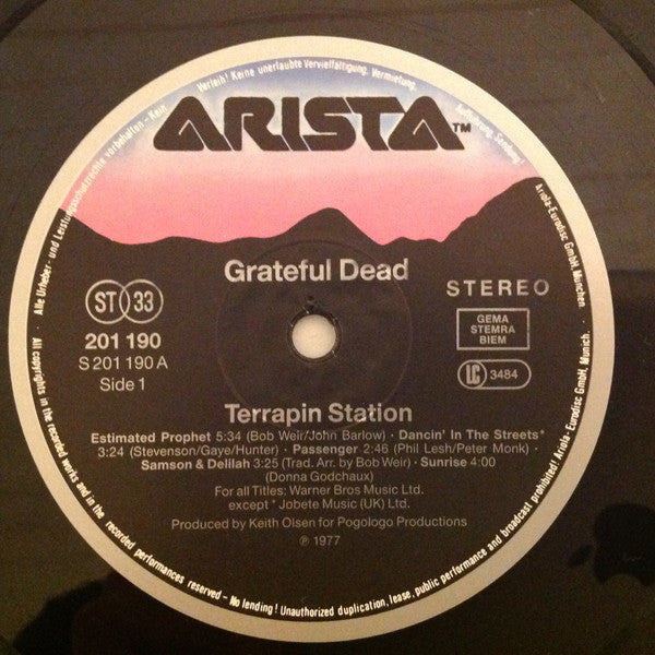 Grateful Dead ~ Terrapin Station (Vinyl) - Djungel & Jazz