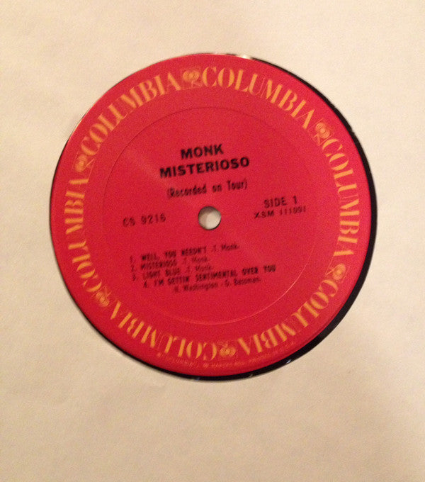 Thelonious Monk ~ Misterioso (Recorded On Tour) (Vinyl) - Djungel & Jazz