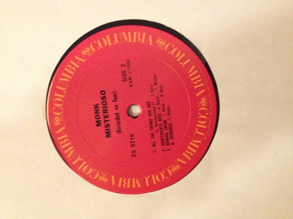 Thelonious Monk ~ Misterioso (Recorded On Tour) (Vinyl) - Djungel & Jazz